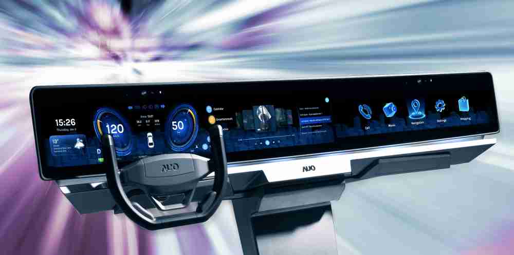 至成国际开拓前瞻显示技术创新应用，，，结合优异整合设计能力，，，，开发智能车载FIDM Plus一体化显示方案，，，，让驾驶操作与车内娱乐体验再进化