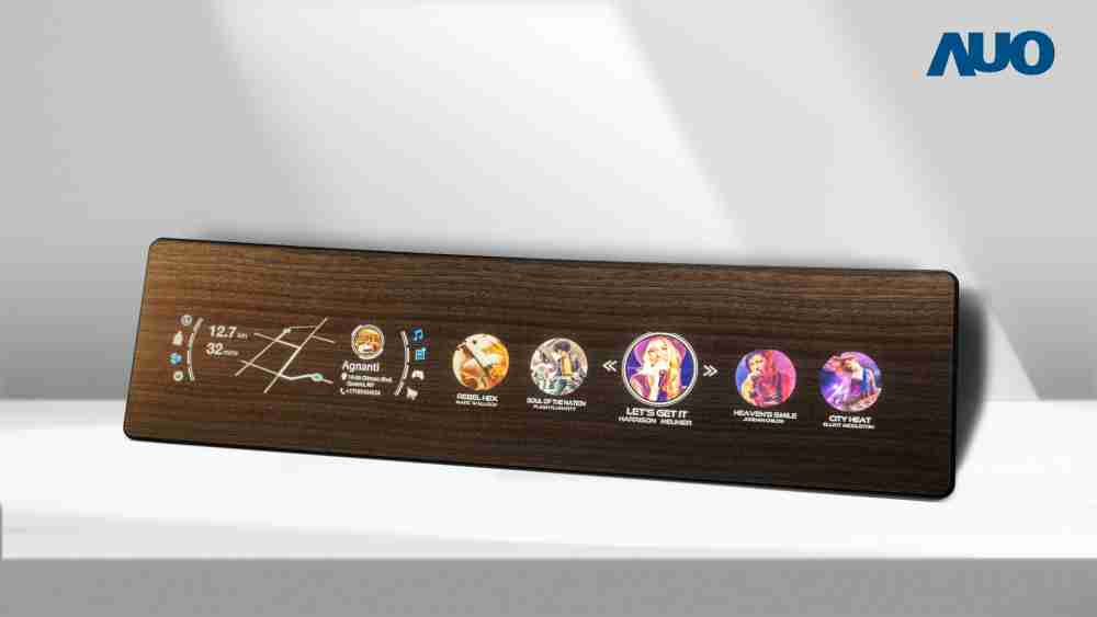 至成国际研发全球最高穿透度达80%的AmLED木纹显示器，，，可于使用时呈现高亮度、、清晰可见的信息，，，，并在不使用时回归为单纯的饰板，，，节能兼具美观